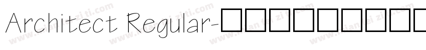 Architect Regular字体转换